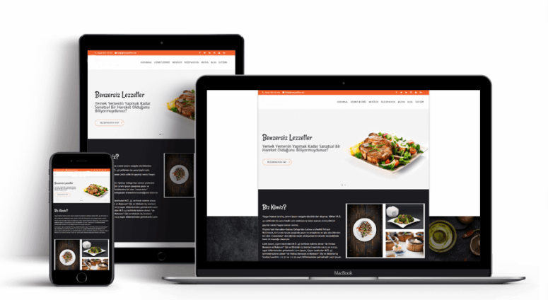 Restaurant & Cafe & Bar & Bistro Web Tasarım